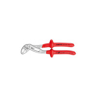 Клещи сантехнические переставные силовые Ø60мм VDE Aligator KNIPEX 88 07 300, хромированные