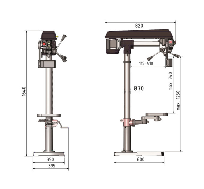 Сверлильный станок Optimum OPTIdrill RB 8S (230V) STURMER Maschinen