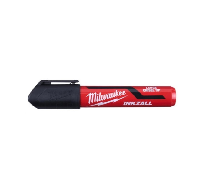 Маркер для будмайданчика INKZALL MILWAUKEE, великий (L) чорний (48223255)
