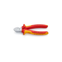 Кусачки боковые (бокорезы), Ø4,0мм, 160мм VDE KNIPEX 70 26 160, хромированные