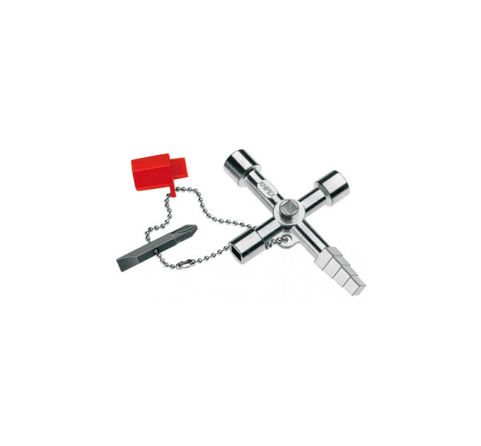 Ключ крестовой для электрошкафов и систем запирания Profi-Key 90мм KNIPEX 00 11 04