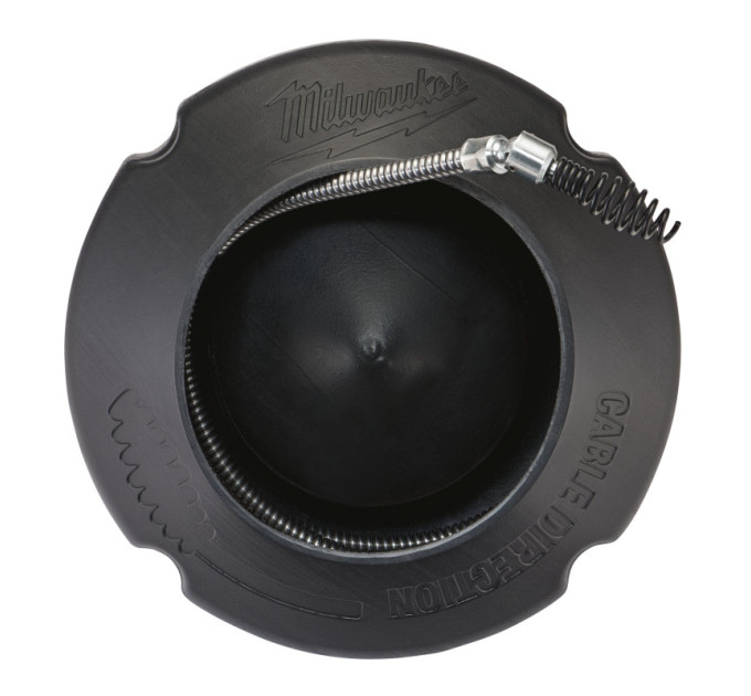 Тросик для прочищувальної машини 8мм x 7.6м spiral, pivot bulb auger + барабан