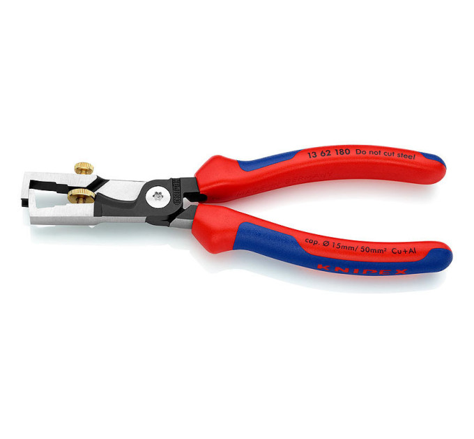 Инструмент для удаления изоляции, с резаком, Ø5,0мм 160мм StriX KNIPEX 13 62 180, фосфатированный