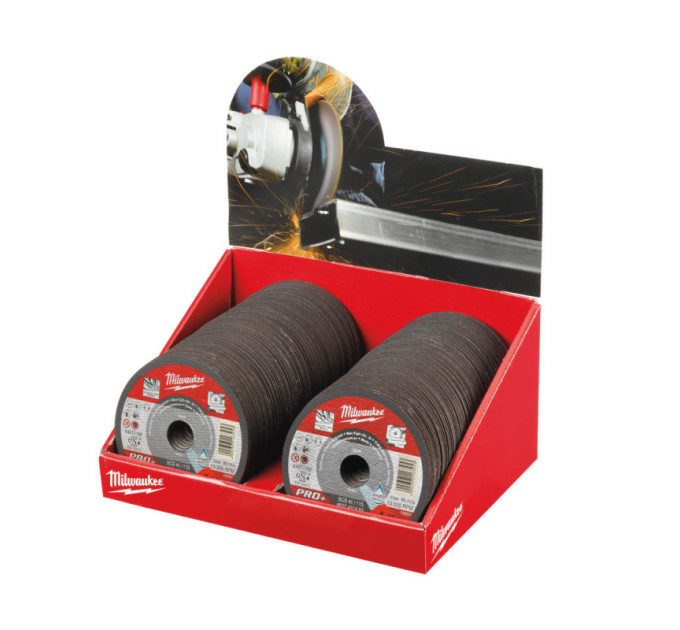 Диск отрезной по металлу MILWAUKEE, SCS 41/115х1 PRO+, Ø115мм, (200шт)