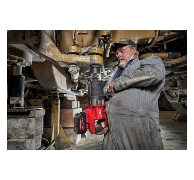 Гайковерт акумуляторний безщітковий MILWAUKEE 1'' (2711Нм) M18 ONEFHIWF1DS-121C, з кільцем (ЗУ+1ак.)