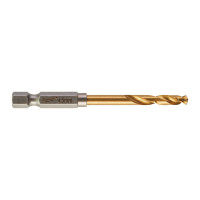 Сверло по металлу RedHEX SHOCKWAVE™ HSS-TiN MILWAUKEE, Ø4,5х76х29мм, (10шт)