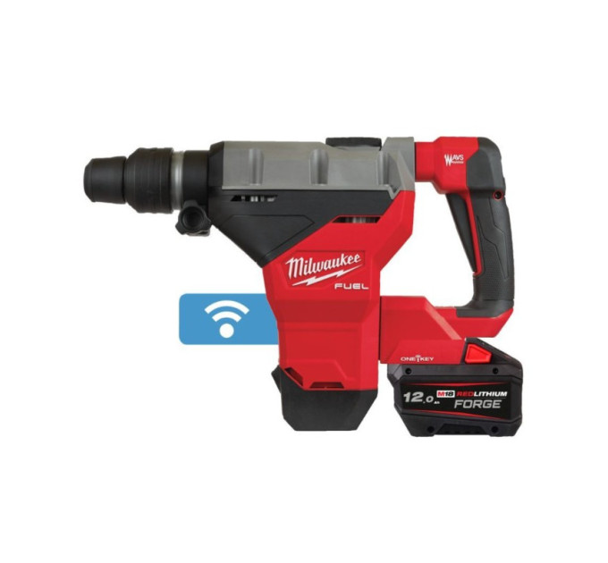 Перфоратор акумуляторний безщітковий SDS-MAX MILWAUKEE M18 FHM-121C (11Дж) (ЗП+1Х12Ач+кейс) FORGE™