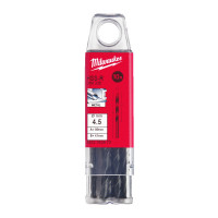 Сверло по металлу HSS-R MILWAUKEE, DIN338, Ø4,5х80х47мм, (10шт)