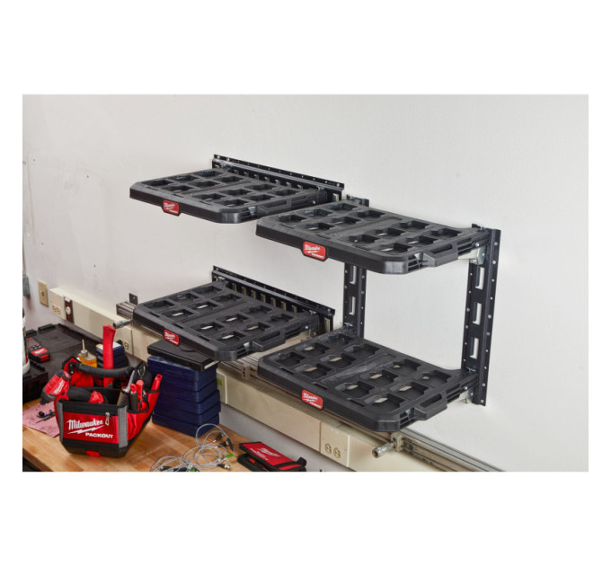 Система стеллажная вертикального крепления E-Track PACKOUT MILWAUKEE