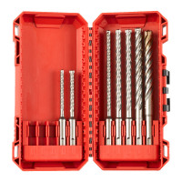 Набор буров SDS-PLUS MX4 PACKOUT MILWAUKEE, (5/6/6/8/8/10/12мм), (7шт), (замена на 4932500060)