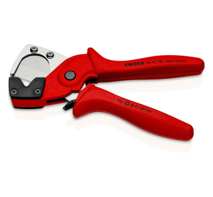Труборез для многослойных и пневматических шлангов Ø4-20мм KNIPEX 90 10 185 SB