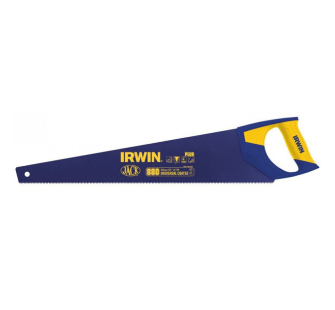 Ножовка по дереву 550мм 8T/9P тефлон покрытие, универсальная, IRWIN
