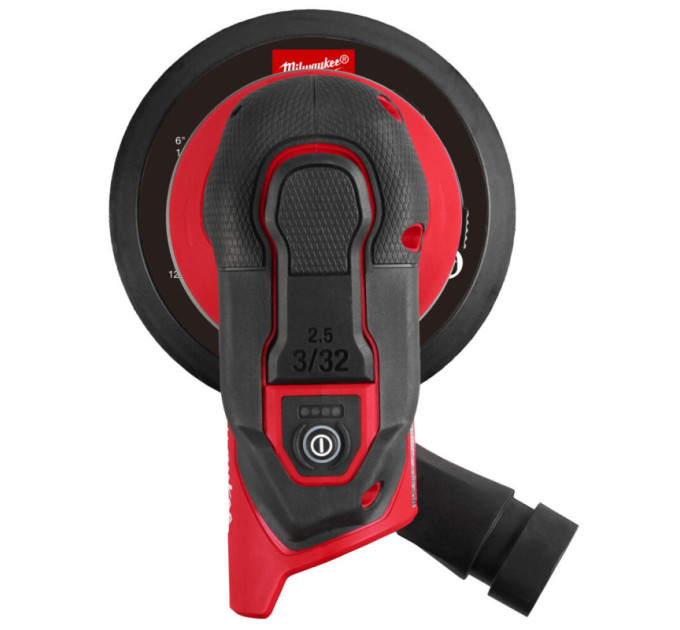 Шлифмашина эксцентриковая аккумуляторная бесщеточная MILWAUKEE M12 FROS2.5-0 Ø150мм (каркас)