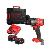 Дриль-шуруповерт акумуляторна безщіткова MILWAUKEE M18 FDD3-502X (158Нм) (ЗУ+2акк.Х5Ач+HDкейс)