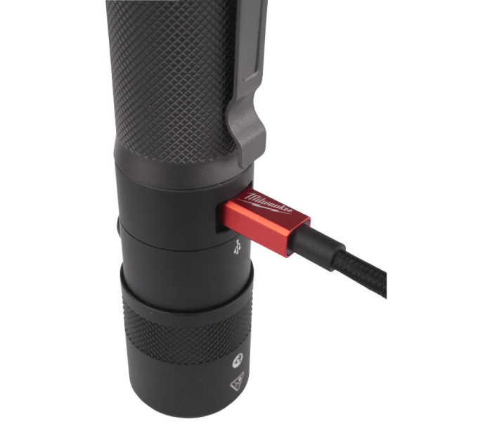 Фонарь светодиодный аккумуляторный компактный MILWAUKEE L4 TMLED-301 (зарядка через USB) 1100 люм.