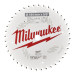 Диск пильный по дереву PFTE THIN KERF MILWAUKEE, Ø184х5/8''х2,1мм, 40 зуб.