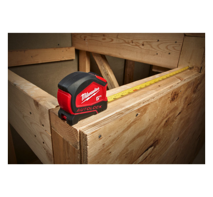 Рулетка AUTOLOCK MILWAUKEE, 5м (25мм), (заміна на 4932498772)
