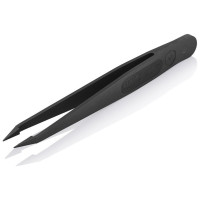 Пинцет для прецизионных работ пластик ESD, black 02
