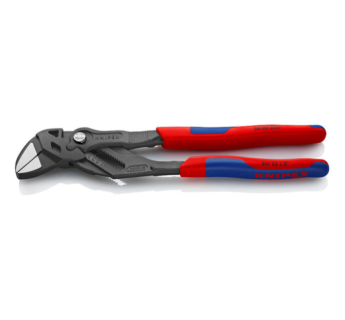 Клещи переставные-гаечный ключ, Ø52мм KNIPEX 86 02 250 SB, фосфатированные