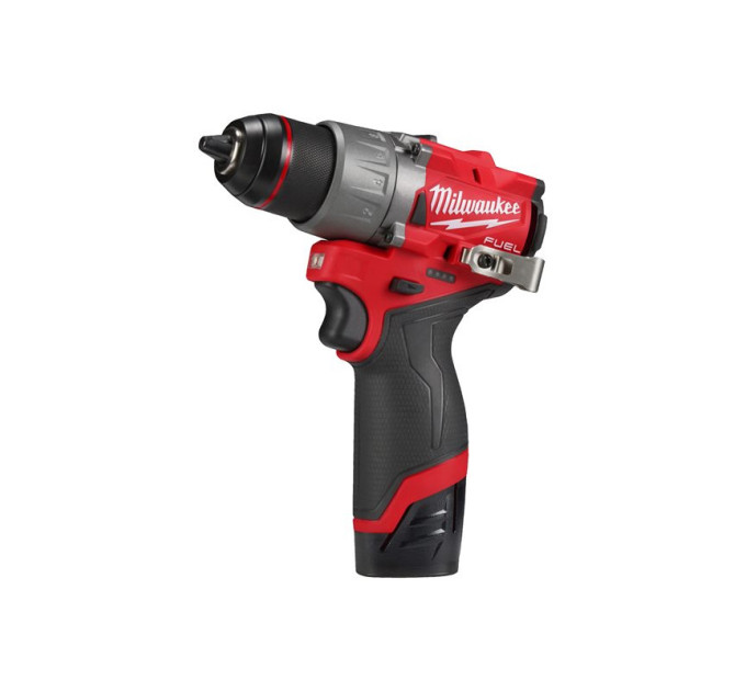 Дриль-шуруповерт акумуляторна безщіткова MILWAUKEE M12 FDD2-202X (37Нм)(ЗУ+2акк.Х2Ач+HDкейс)