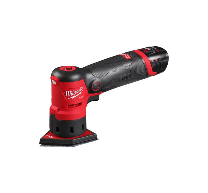 Шліфмашина вібраційна акумуляторна безщіткова MILWAUKEE M12 FDSS-422X (ЗУ+2акк.+HDкейс)