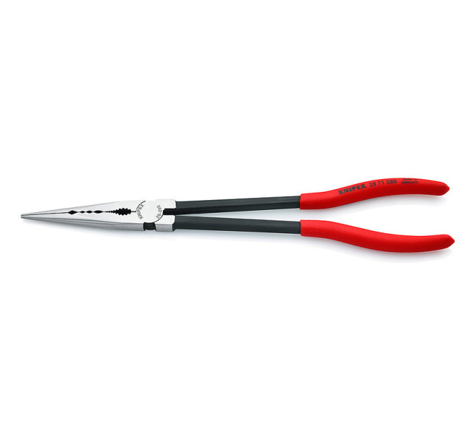 Пассатижи (плоскогубцы) монтажные, 280мм KNIPEX 28 71 280, фосфатированные