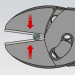 Кусачки боковые (бокорезы) особой мощности TwinForce, Ø4,0мм, 180мм KNIPEX 73 71 180 BK, фосфат