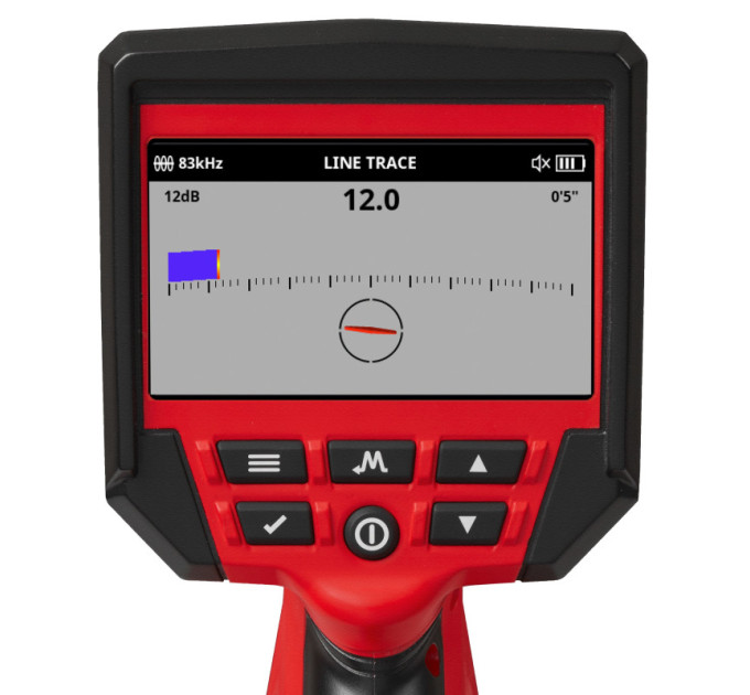 Локатор акумуляторний MILWAUKEE M12 PL-201C (ЗУ+1акк.Х2Ач+кейс)
