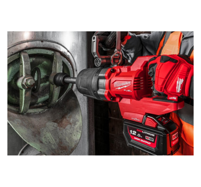 Гайковерт аккумуляторный бесщеточный MILWAUKEE 1'' (2711Нм) M18 ONEFHIWF1D-0C, с кольцом (каркас)