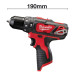 Дриль-шуруповерт акумуляторна ударна MILWAUKEE M12 BPD-402C (30Нм)(ЗУ+2ак.Х4Ач+кейс)