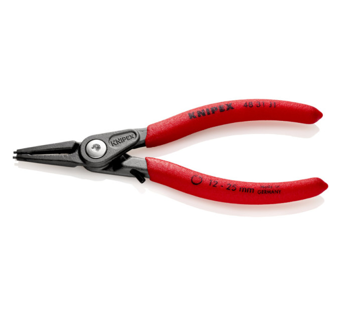 Щипцы прецизионные для внутренних стопорных колец прямые, Ø12-25мм KNIPEX 44 31 J1, Ø1,3мм