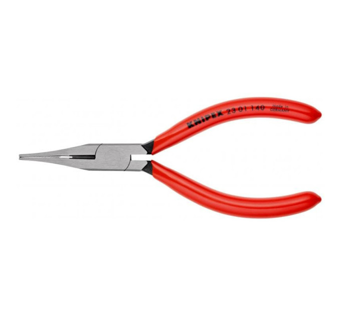 Плоскогубцы для точных работ с режущими кромками Ø2,5 мм, 140мм KNIPEX 23 01 140, фосфатированные