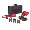 Обтискач гідравлічний акумуляторний для труб MILWAUKEE M18 BLHPT-202C TH-SET (ЗУ+2Х2Ач+кейс)