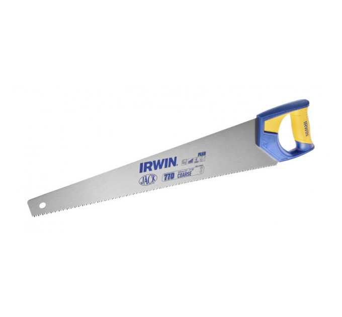 Ножовка по дереву 550мм 7T/8P поперечный грубый рез, IRWIN