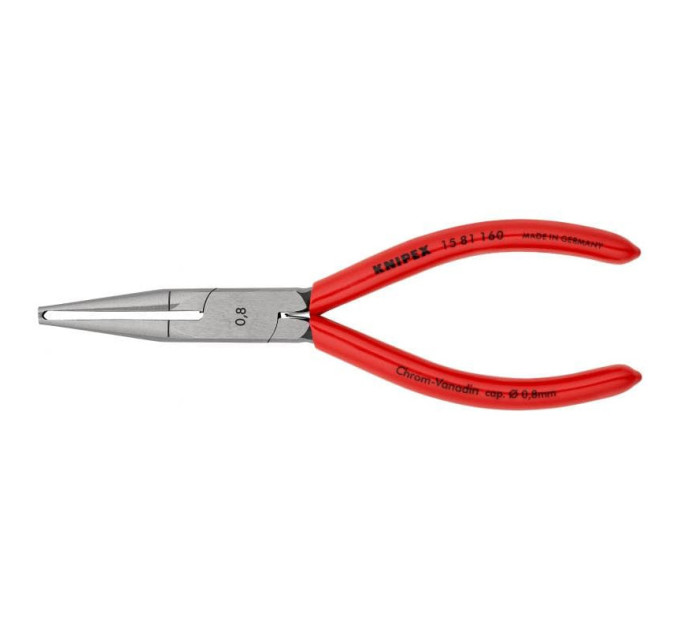 Инструмент для удаления изоляции с тонких проводов, Ø0,8мм 160мм KNIPEX 15 81 160, фосфатированный