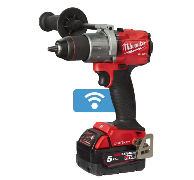 Дрель-шуруповёрт аккумуляторная бесщёточная ударная MILWAUKEE M18 ONEPD2-0X (135Нм) (каркас+HDкейс)
