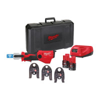 Обжимник гидравлический аккумуляторный для труб MILWAUKEE, M12 ONEHPT-202C TH-SET (ЗУ,2х2Ач, кейс)