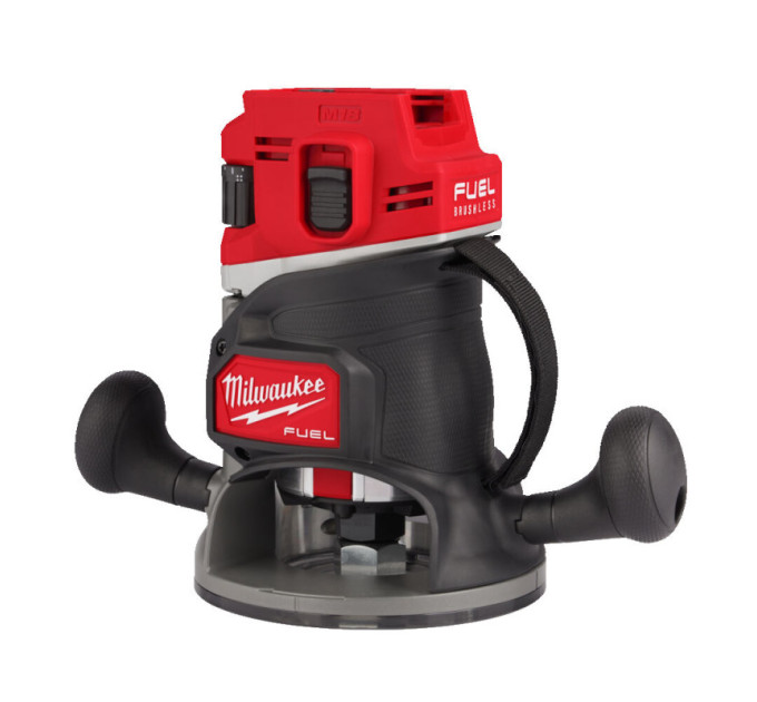 Фрезер аккумуляторный кромочный бесщеточный MILWAUKEE M18 FR12KIT-0P (каркас+подошвы)