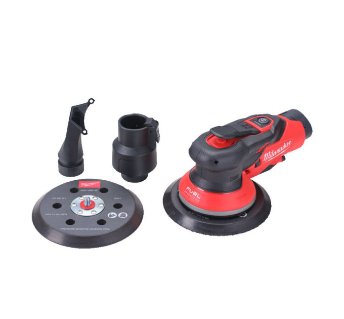 Шлифмашина эксцентриковая аккумуляторная бесщеточная MILWAUKEE M12 FROS2.5-0 Ø150мм (каркас)