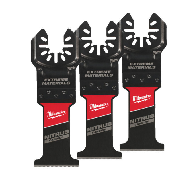 Полотно для мультитула Bi-Metal Carbide WM Nitrius OPEN-LOK™ MILWAUKEE, 35х50мм, (3шт)