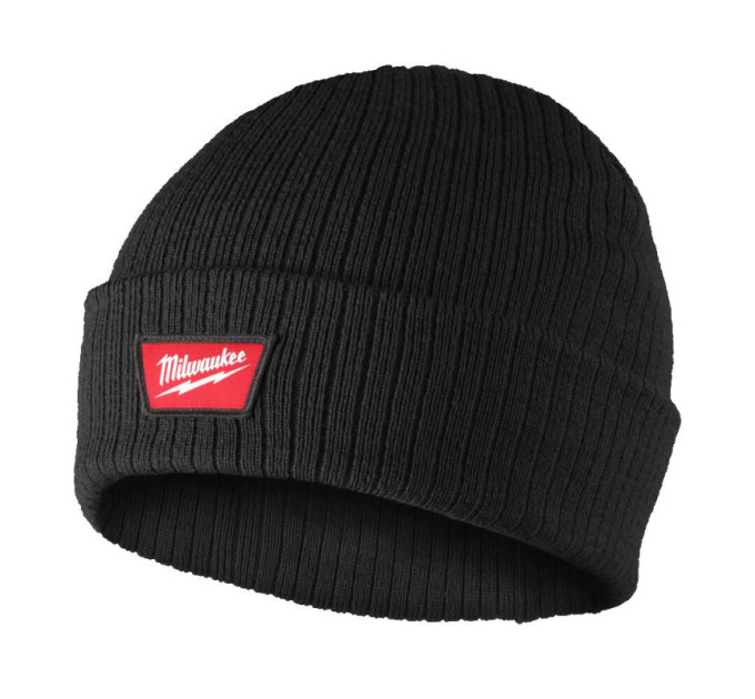 Шапка з манжетою BNC MILWAUKEE, чорна (ONE-SIZE)