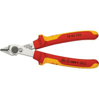 Кусачки (бокорезы) прецизионные Electronic Super Knips® 125мм VDE KNIPEX 78 06 125 SB, полированные