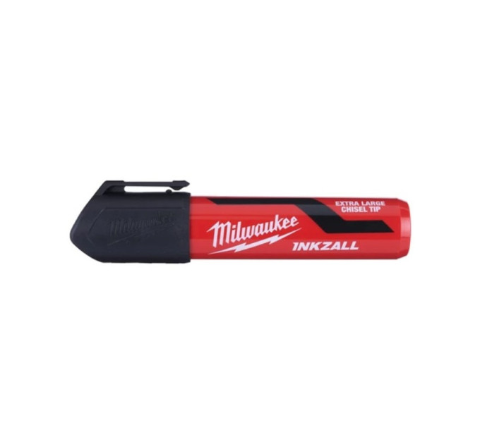 Маркер для будмайданчика INKZALL MILWAUKEE, супер-великий (XL) чорний у блістері