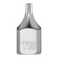Головка торцевая хромированная ¼” MILWAUKEE укороченная с битой Torx, T15