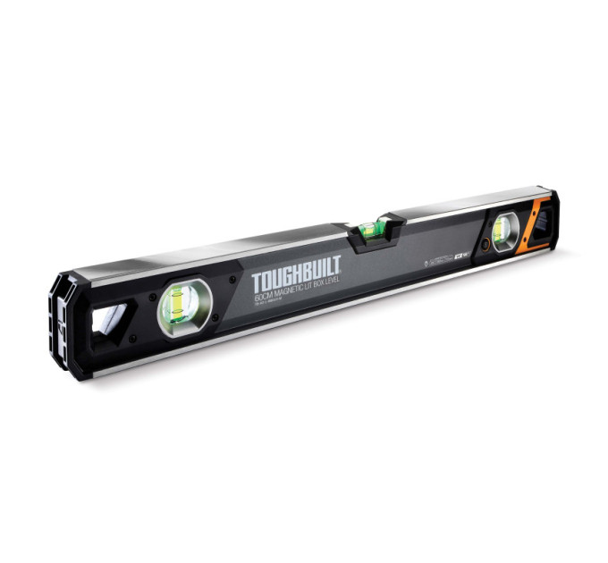 Уровень TOUGHBUILT ПРЕМИУМ 60 см магнитный с подсветкой TB-H2-L-M60LH-M