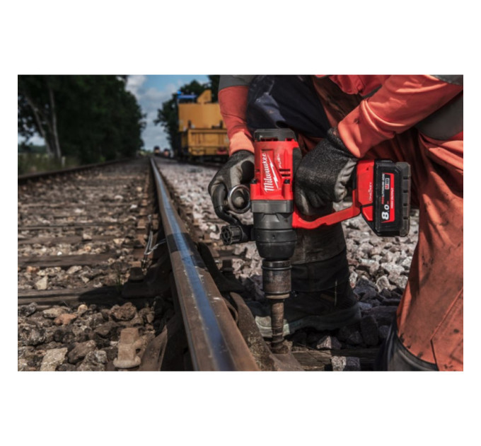 Гайковерт аккумуляторный бесщеточный MILWAUKEE 1'' (2400Нм) M18 ONEFHIWF1-0X, с кольцом (каркас)