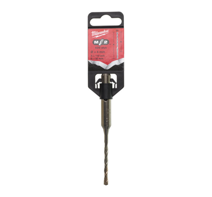 Бур SDS-PLUS M2 MILWAUKEE, Ø4,0х110х50мм