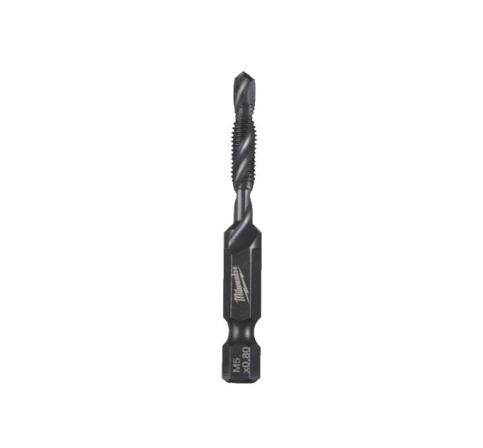 Свердло-мітчик 1/4 Hex комбінований 3-в-1 HSS-G MILWAUKEE, M5x57мм