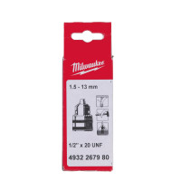 Патрон ключовий для дриля 1,5-13 1/2"х20 MILWAUKEE