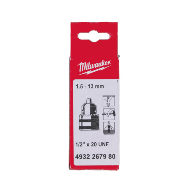 Патрон ключовий для дриля 1,5-13 1/2"х20 MILWAUKEE
